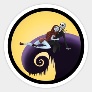 Jack and Sally Sticker